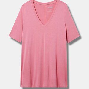 Torrid Super Soft V-Neck Tunic Tee size 5X  EUC